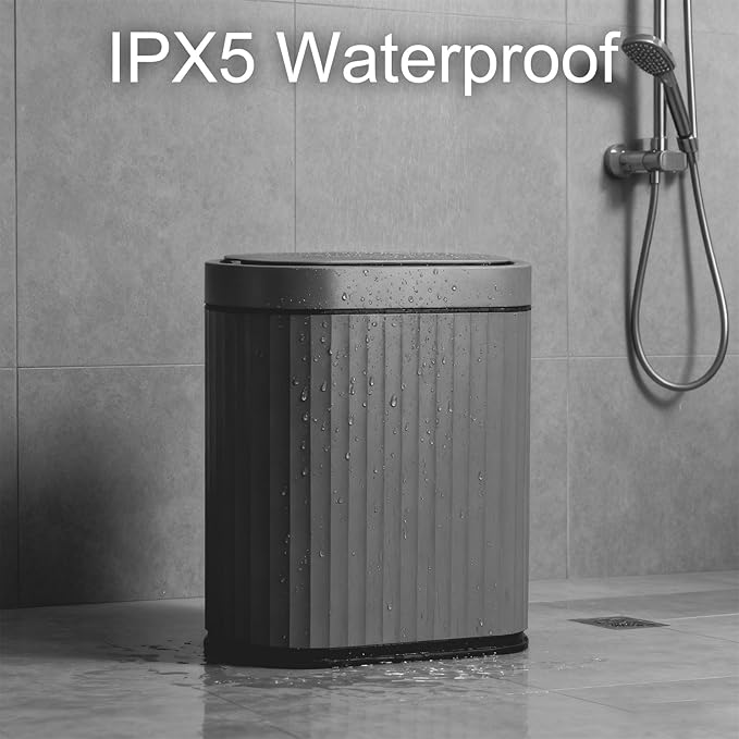 ELPHECO Bathroom Motion Sensor Trash can 2 Gallon Automatic Garbage Can - Image 6