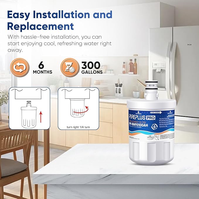 PUREPLUS PRO NSF/ANSI 53&42 Certified Refrigerator Water Filter Replacement - Image 7