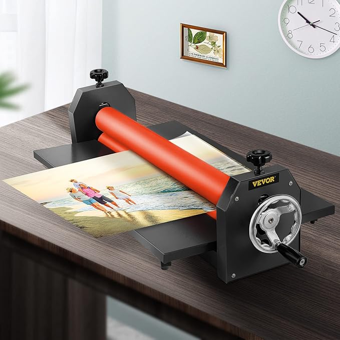 VEVOR 51 Inch Cold Laminator Machine 10mm Manual Vinyl Photo Film Cold - Image 2