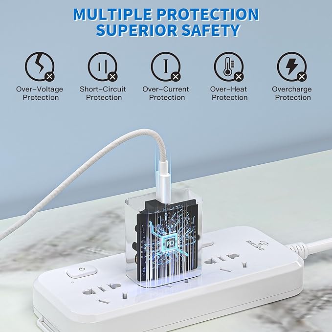 Magnetic Wireless Charger, 10FT 25W iPhone Magsafe Charger Fast Phone Charging - Image 3