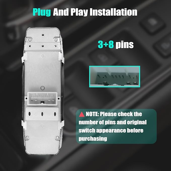 Driver Side Master Power Window Control Switch - Image 2