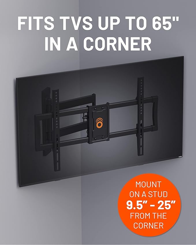 ECHOGEAR Corner TV Wall Mount for Big TVs - Image 5