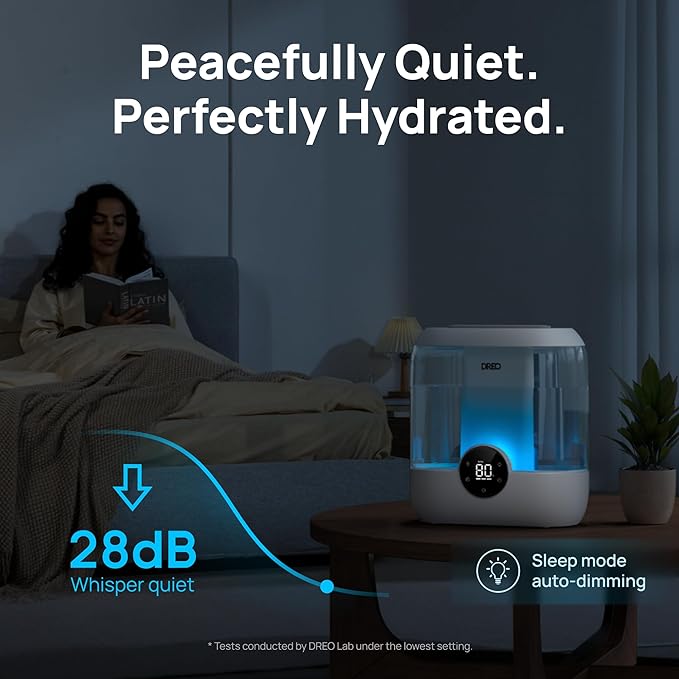 DREO Smart Humidifiers for Bedroom, 6L Top Fill Supersized Cool Mist Humidifier - Image 6