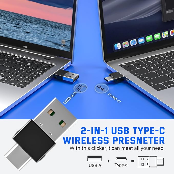 2-in-1 USB Type-C Presentation Clicker, Clikcer - Image 3
