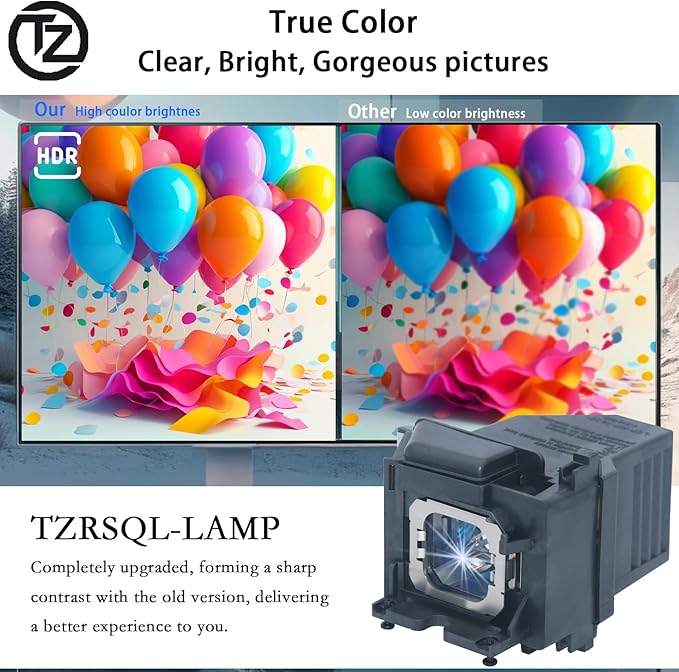 TZRSQL Original LMP-H220 Replacement Projector Lamp Bulb - Image 3