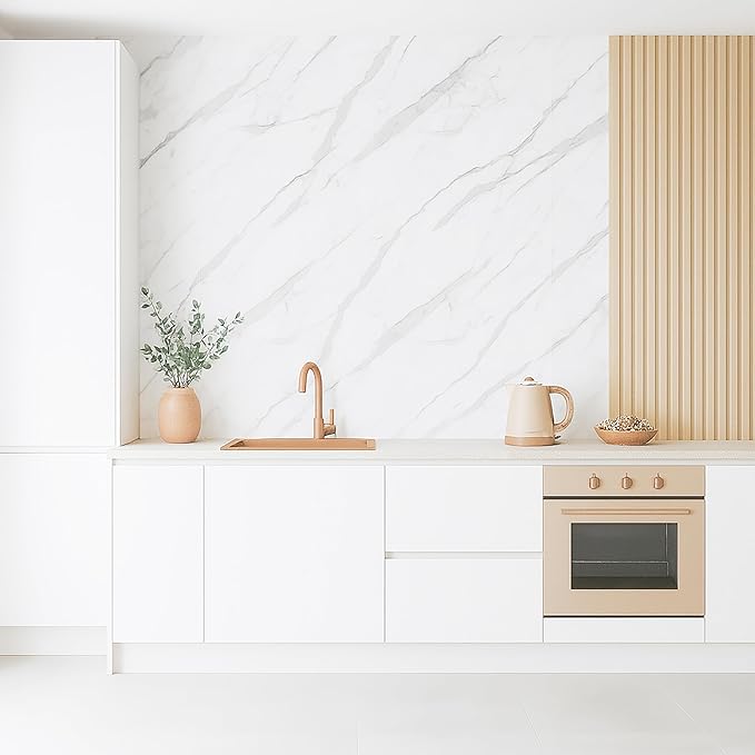 Dundee Deco Faux Marble Wall Panels - 2 ft X 4 ft - Glossy - Image 5