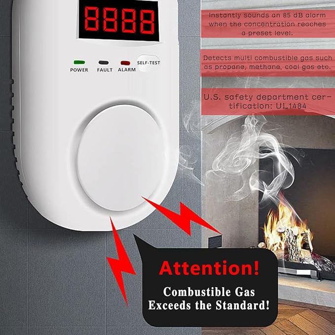 COLORWELL Gas Alarm，Propane detectors - Image 4