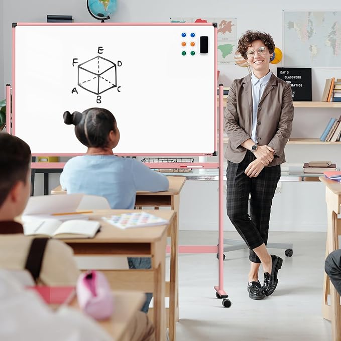 Mobile Whiteboard, 48x32 Inches Dry Erase Board - Image 7