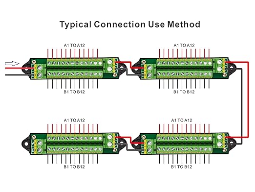 30Amp 300V 2x12 Position Terminal Block Distribution Module. OONO D-1659GP - Image 6
