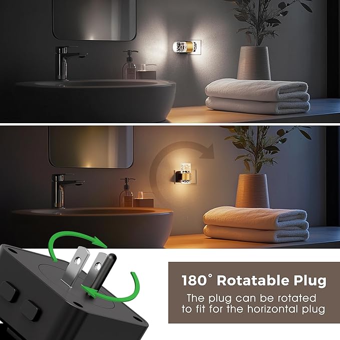 Night Lights Plug into Wall, Dimmable Night Light - Image 5