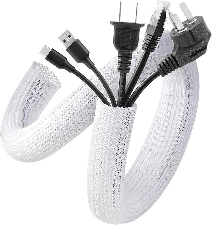 AGPTEK Cable Sleeve Cover, 20ft by AGPTEK