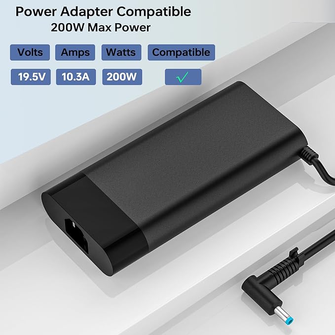 200W 19.5V 10.3A AC Charger L00818-850 Compatible - Image 4