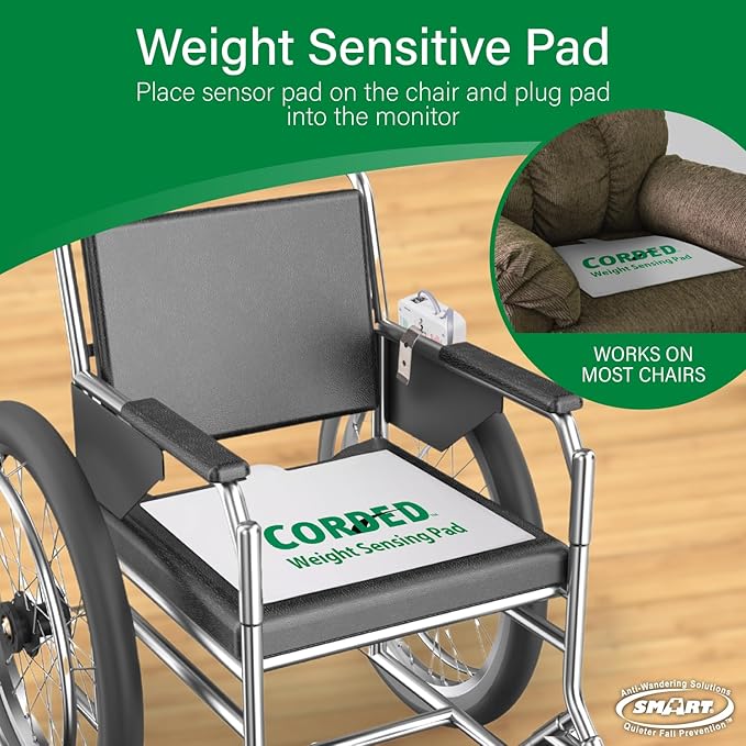 Smart Caregiver Fall Prevention Monitor and Weight Sensing Chair Pad - Image 3