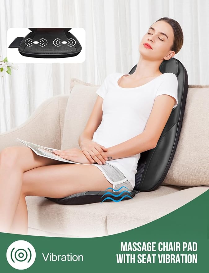 Snailax Back Massager with Heat, Gifts - Image 5