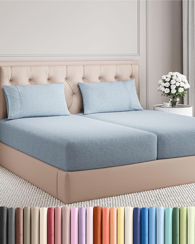 Split King Size 5 Piece Sheet Set by CGKUnlimited