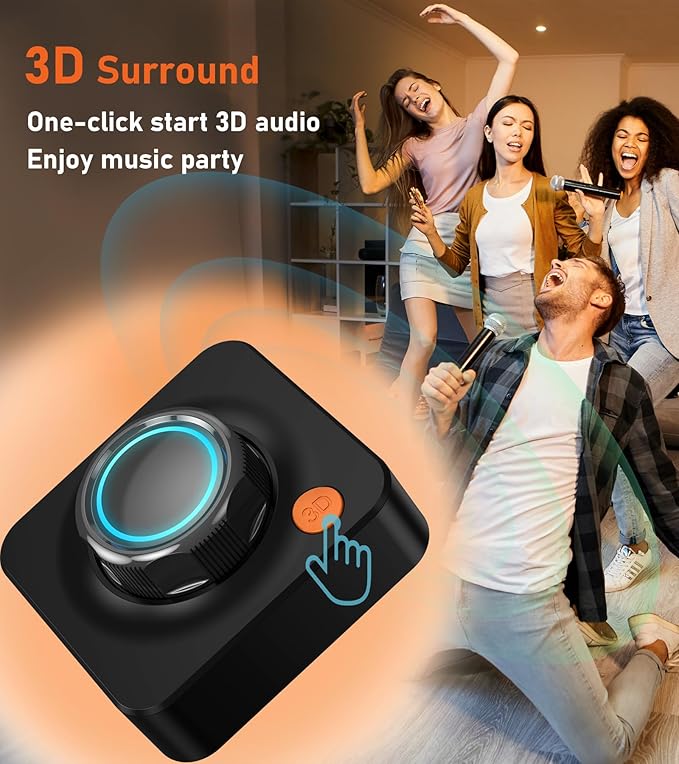 Bluetooth Receiver for Home Stereo, 3D Surround Volume Control Wireless Audio - Image 5