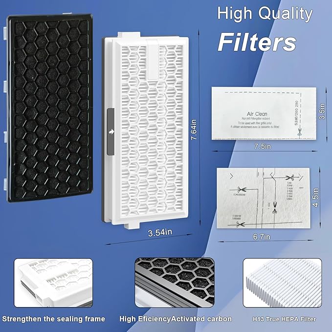 Pymin Upgraded 3 Packs HEPA Replacement Filters Compatible - Image 3