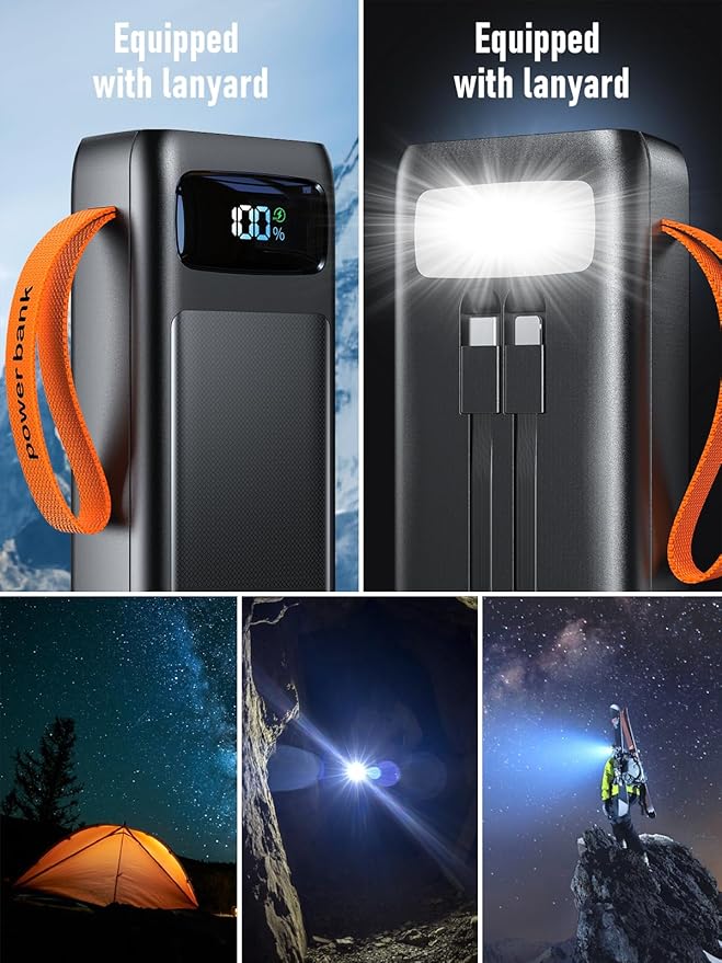 50, 000mAh Power Bank with 35W PD Fast Charging | 8-Port Portable Charger High - Image 6