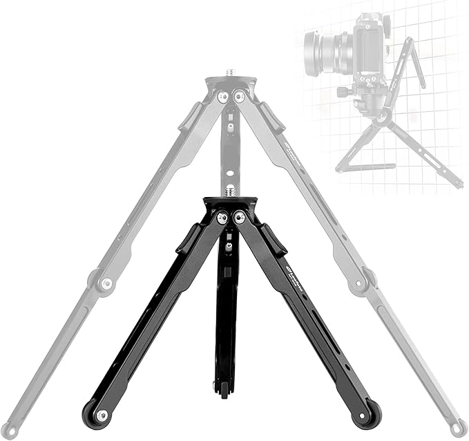 LEOFOTO Aluminum Mini Table Tripod, Weight 162g/0.35lb, Maxload 5kg/11lb by Leofoto