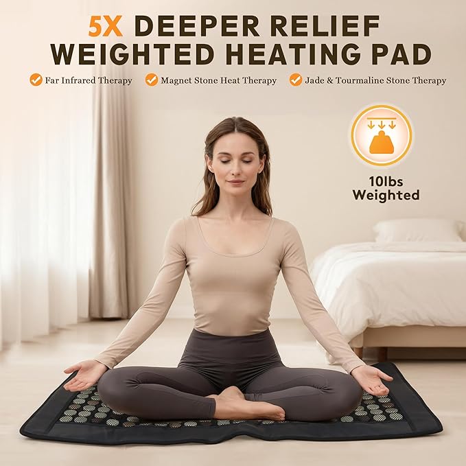 UTK Far Infrared Heating Pad for Back, 5X Pain Relief - Image 2
