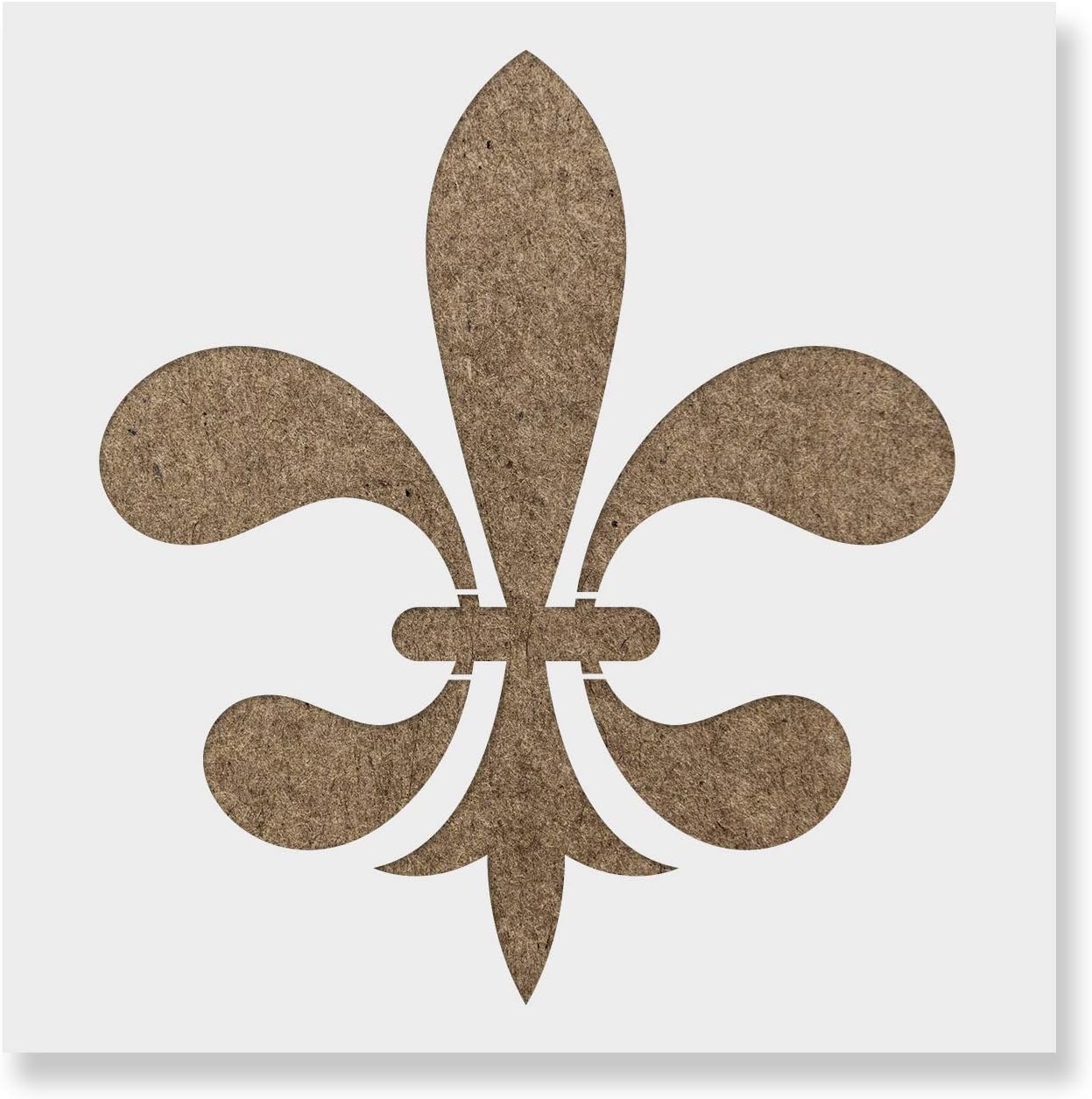 Fleur De Lis Stencil - New Orleans Design, Louisiana Stencil