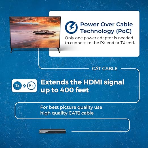 OREI 4K HDMI over Ethernet Extender Balun - Image 4