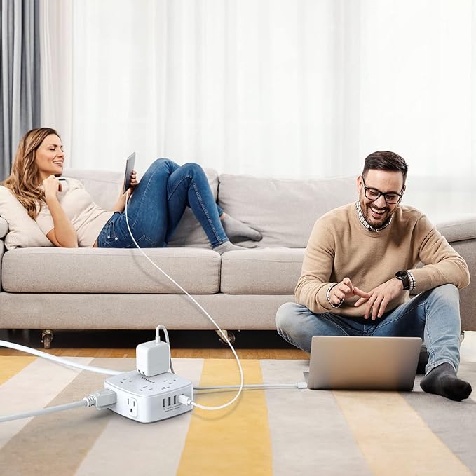 10 Ft Surge Protector Power Strip - Image 5