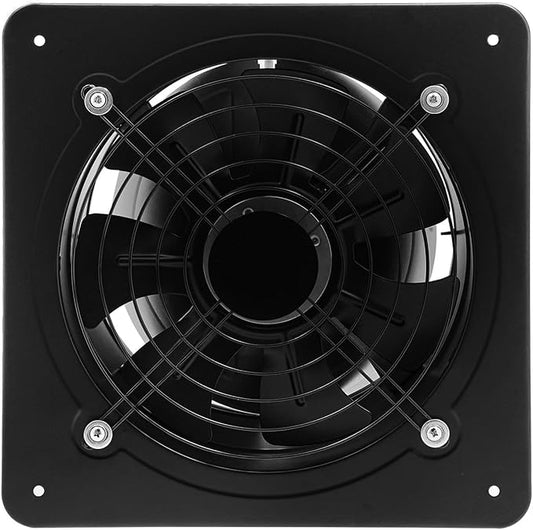 XUFOPLY 10 Inch Exhaust Fan, 110V 100W Wall Mounted Vent Fans 2600RPM Kitchen by GoodLucky