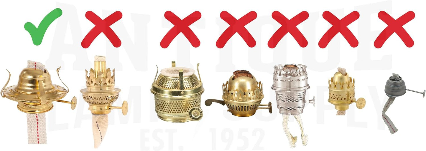 B&P Lamp® 3 Inch by 10 Inch Regular Style Glass Lamp Chimney with 3/4 Frosted Design for Vintage and Antique Style Globes