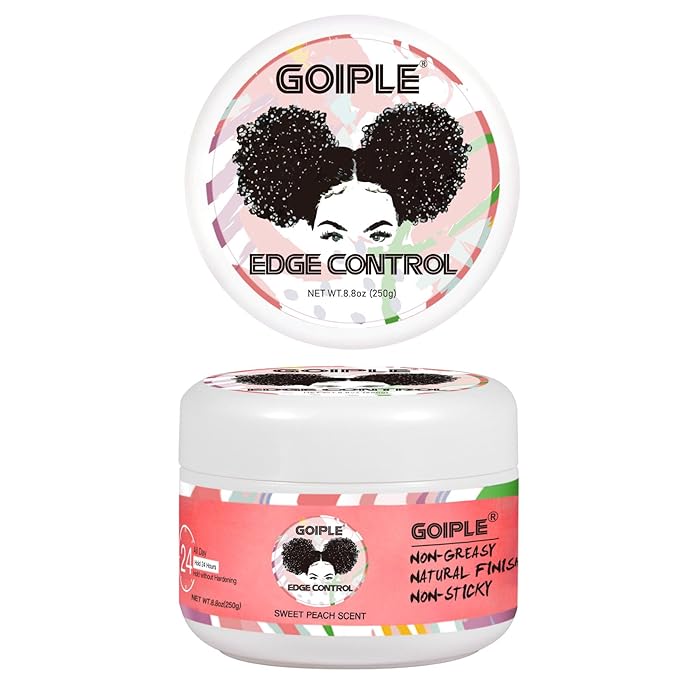 8.8oz Edge Control Wax for Women Strong Hold Non-greasy Edge Control Smoother by Goiple