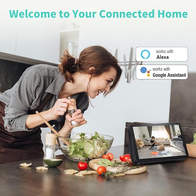 2K Indoor Security Camera, AI Human & Pet Motion, 2.4/5 GHz, 360° Pan Tilt - Image 8