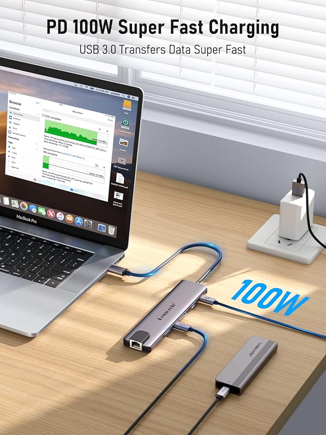 Aluminum Docking Station USB-C Hub - Image 7