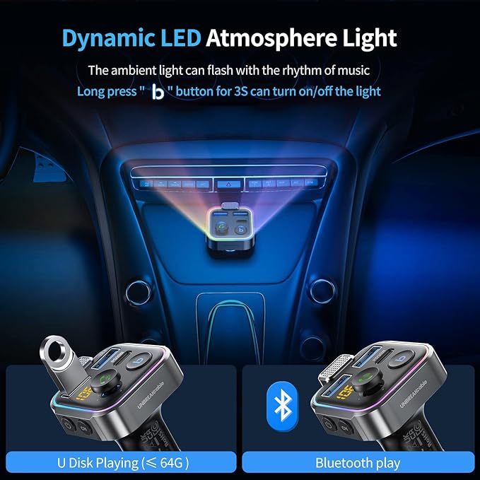 UNBREAKcable Bluetooth FM Transmitter - Image 5