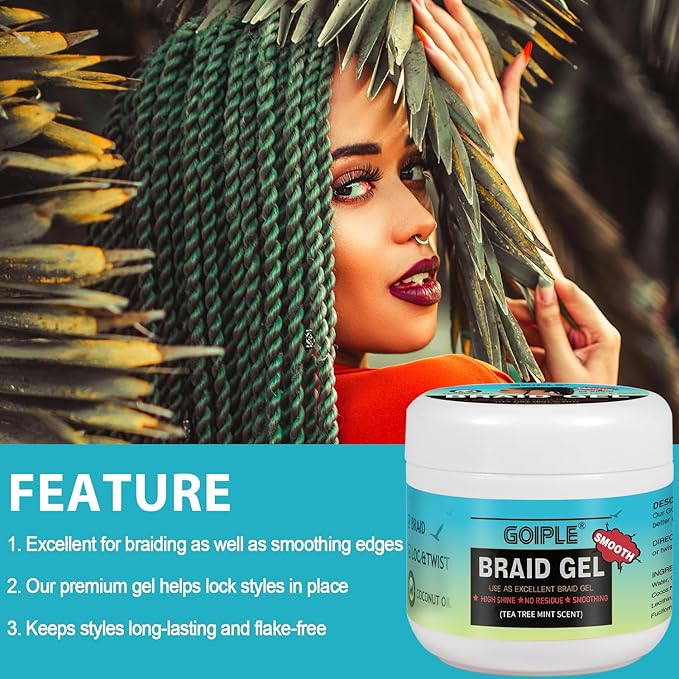 16 OZ Braiding Gel for Twist, Edge Control - Image 5