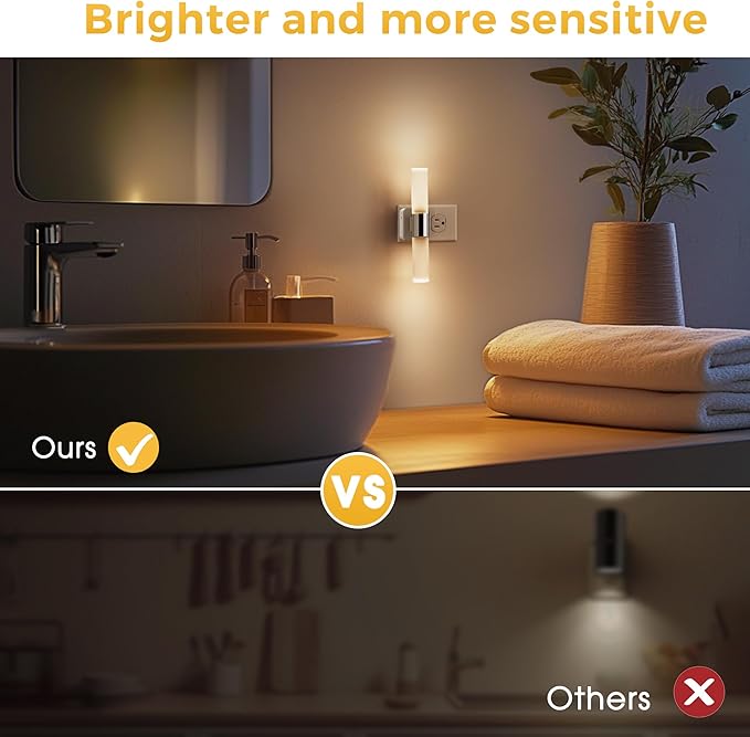 L LOHAS LED Night Light, Night Lights Plug into Wall, 3000K Soft White - Image 6