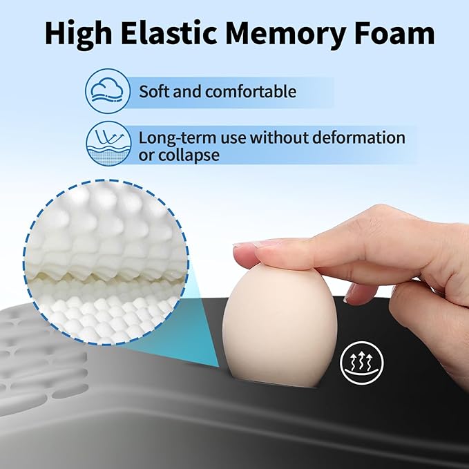 YIWEI Ergonomic Mouse Pad with Wrist Rest - Image 3