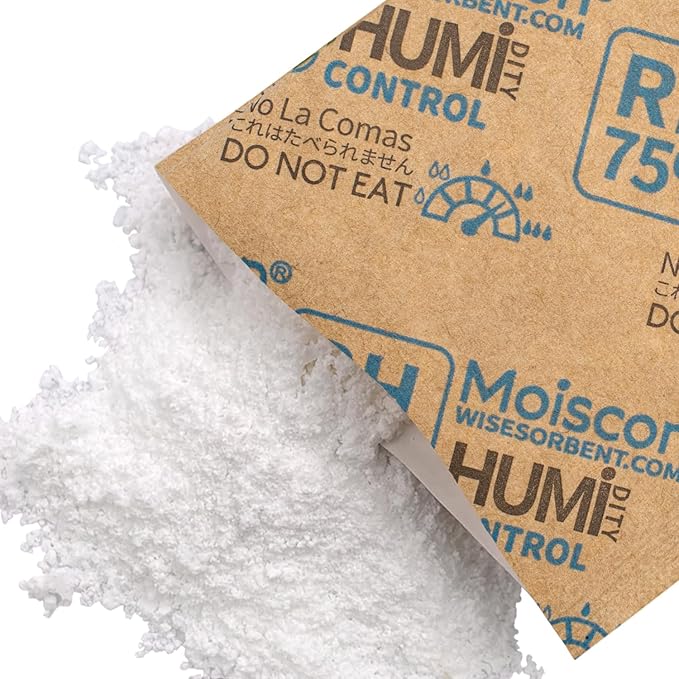 Wisesorb 90 Pack 75% RH Size 8 Two-Way Humidity Control Packs - Image 8