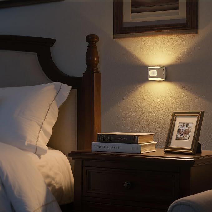 DORESshop Motion Sensor Night Light Indoor, Rechargeable Night Lights, Magnetic - Image 8