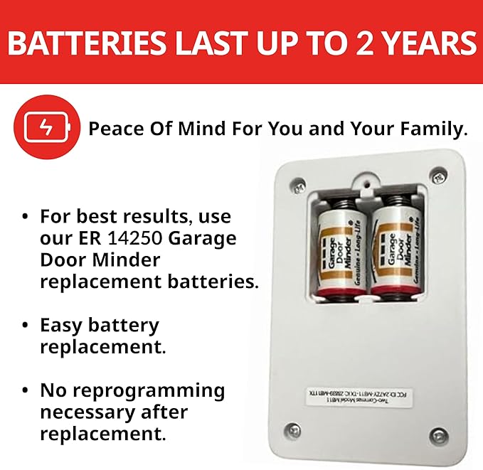Garage Door Minder® Version II. 100% Wireless. Installs in Two Minutes! No - Image 5