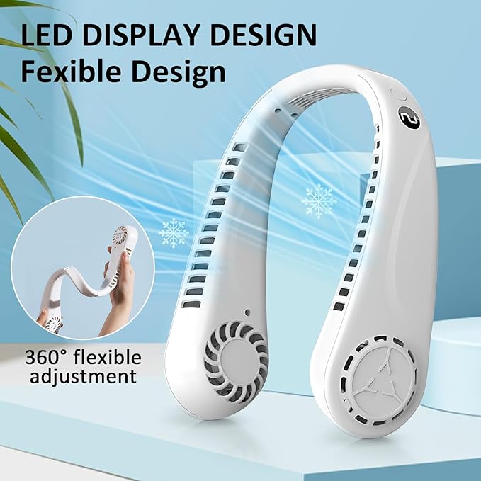 BIRDDIE Portable Bladeless Hanging Neck Fans - Image 2