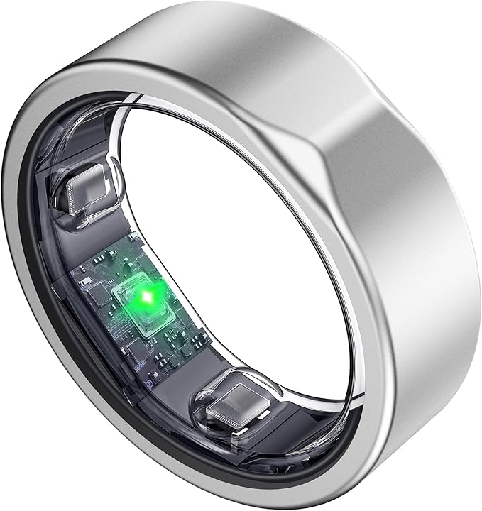 SEEKZERO Smart Ring for Women Men, 5ATM Waterproof for iPhone and Android by Unknown