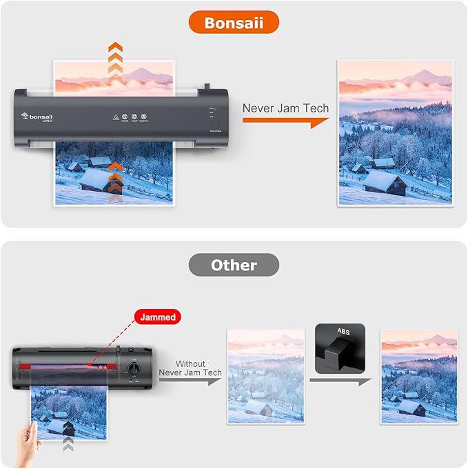 Bonsaii Laminator, 13 Inch 7-in-1 Thermal Laminator Machine - Image 2