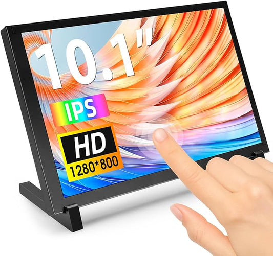 ELECROW 10.1 Inch Touchscreen Monitor, 1280x800 IPS LCD HD Display by ELECROW
