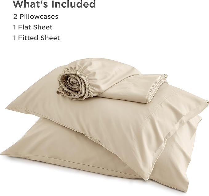 Bedsure King Size Sheet Set, Cooling Sheets King, Rayon Derived from Bamboo - Image 6