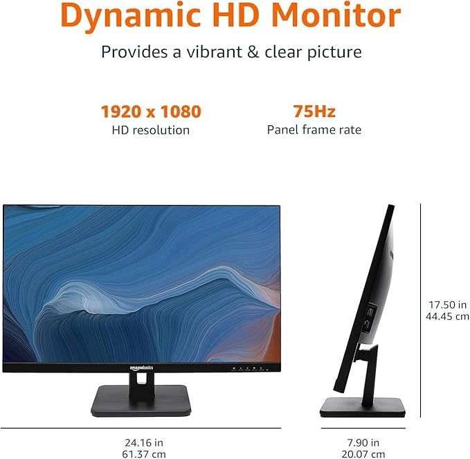 Amazon Basics IPS Monitor 75 Hz Powered - Image 5