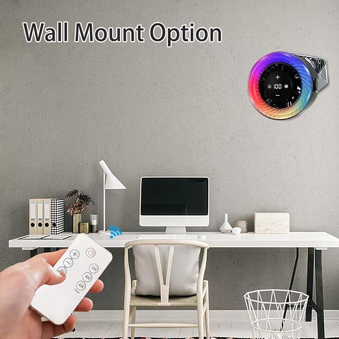 KKANDPP Desk Fans for Bedroom, Quiet Wall-Mounted Desk Fan - Image 7