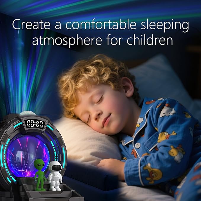 Astronaut Aurora Star Sky Projector, Plasma Globe Lamp/Star Light Projector - Image 4