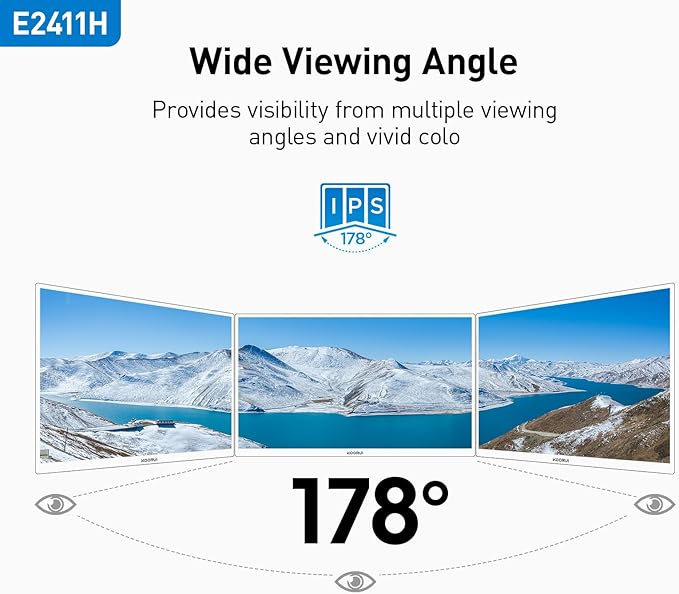 KOORUI 24-inch 120Hz Gaming Monitor IPS FHD sRGB 99% Support Freesync Computer - Image 5