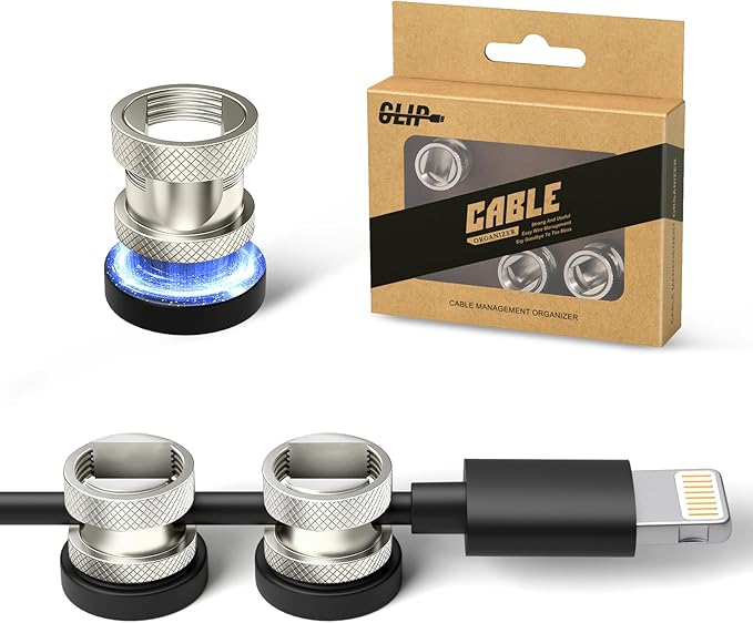 Viaky Magnetic Cord Holder 3 Pack Charger Holders - Image 2