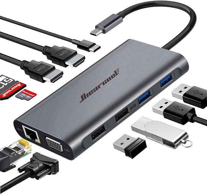 Hiearcool USB-C Docking Station by Hiearcool